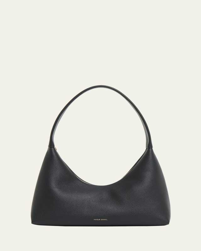 Candy Zip Leather Shoulder Bag